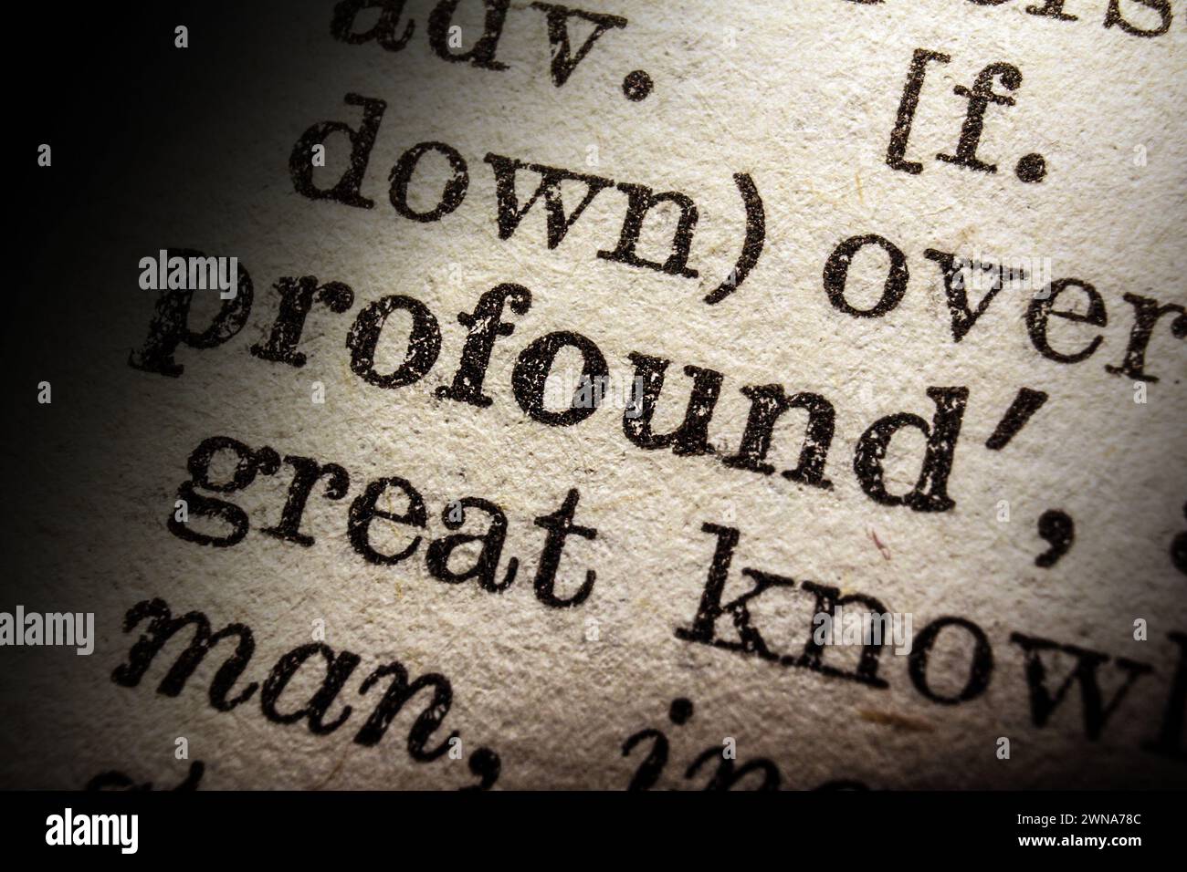 Profound depth hi-res stock photography and images - Alamy