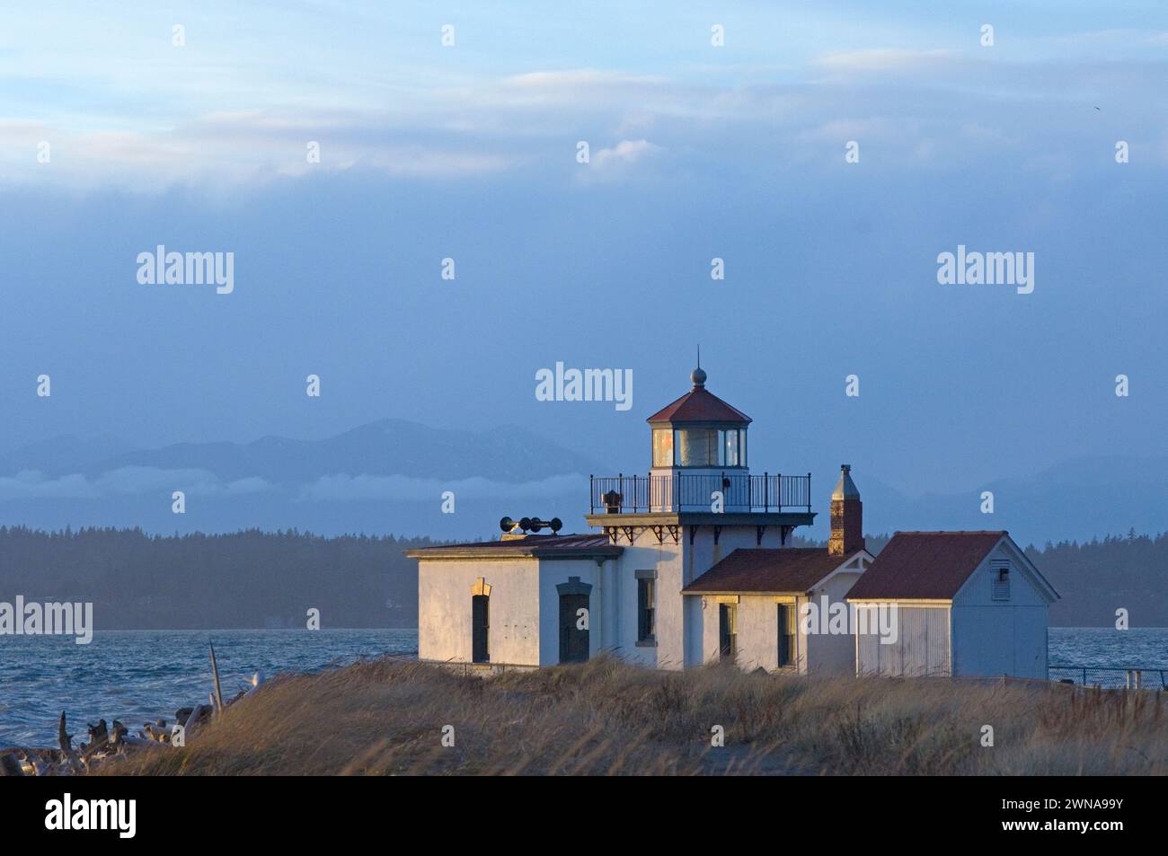 Discovery Park West Point Lighthouse Puget Sound Salish sea Seattle ...