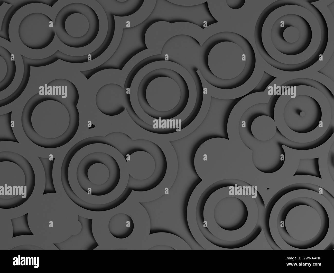 Abstract black circle lines illustration background Stock Photo - Alamy