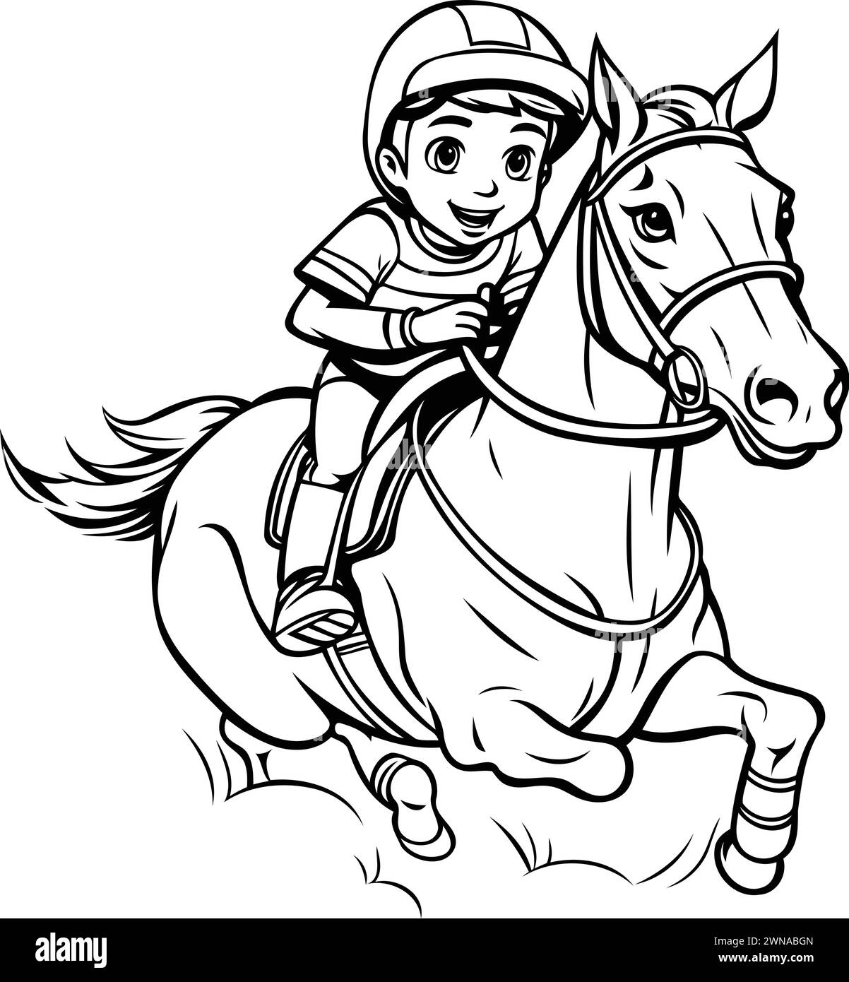 Horse saddle girl Cut Out Stock Images & Pictures Alamy