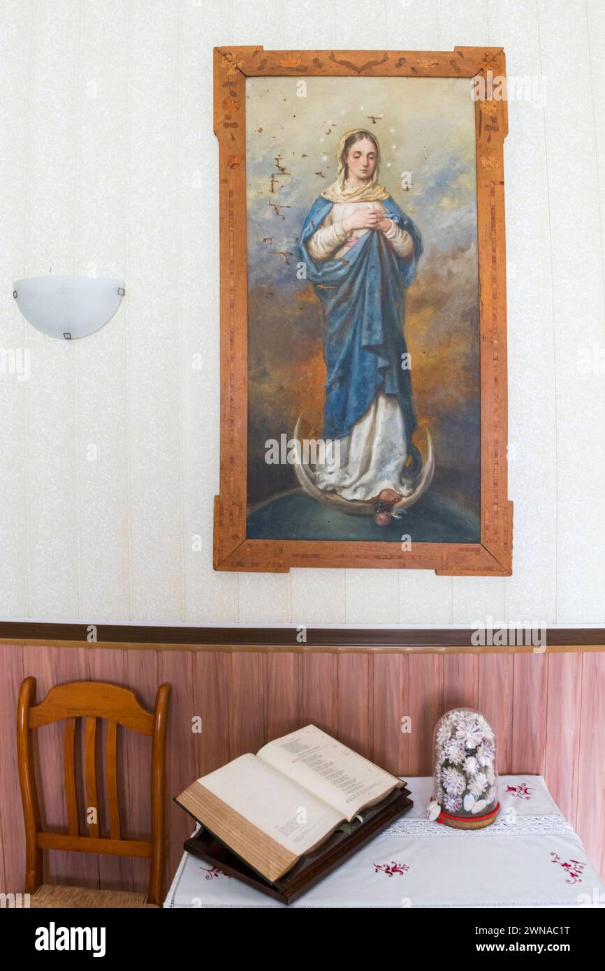 View of the old church-run home called 'Es Convent' in Porto Cristo, Mallorca. Stock Photo
