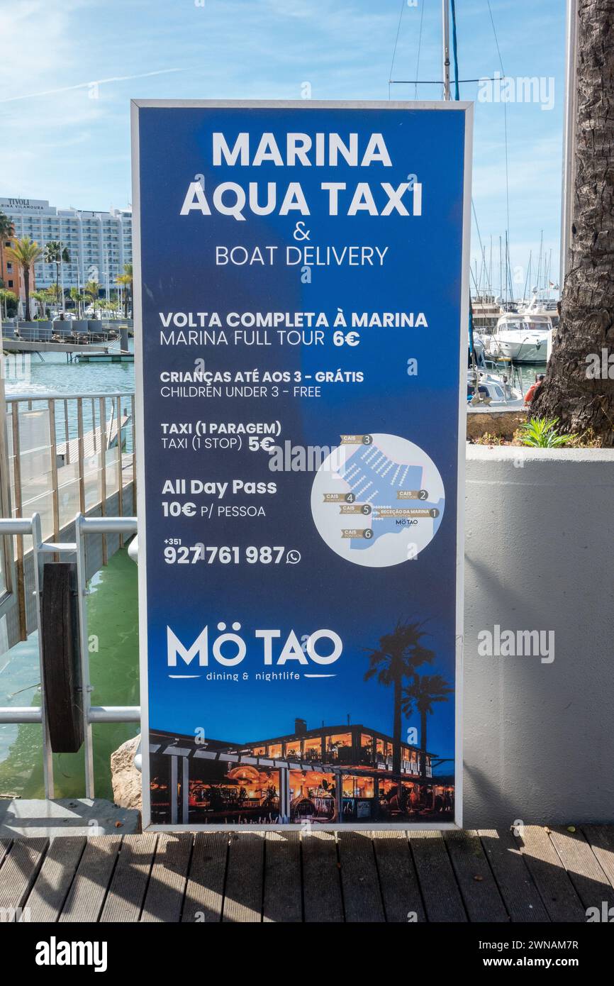 Water taxi vilamoura portugal hires stock photography and images Alamy