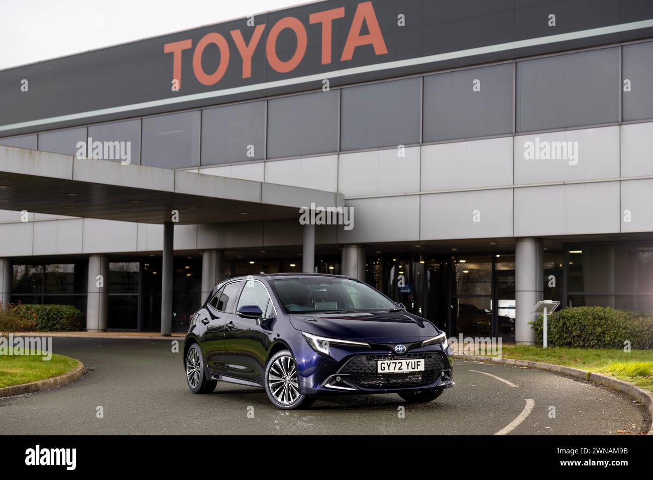 25/01/23   New Corolla, at Toyota’s Burnaston, factory, Derbyshire, UK. Stock Photo