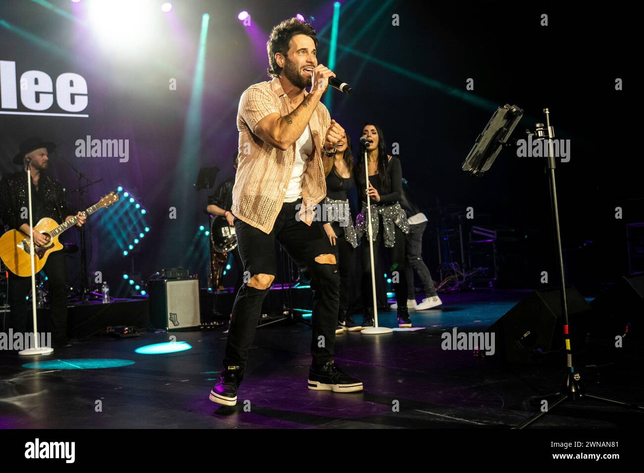 Matt Thomas of Parmalee performs during Country Radio Seminar on