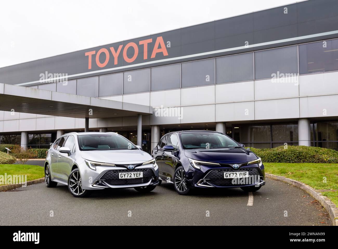 25/01/23   New Corolla, at Toyota’s Burnaston, factory, Derbyshire, UK. Stock Photo