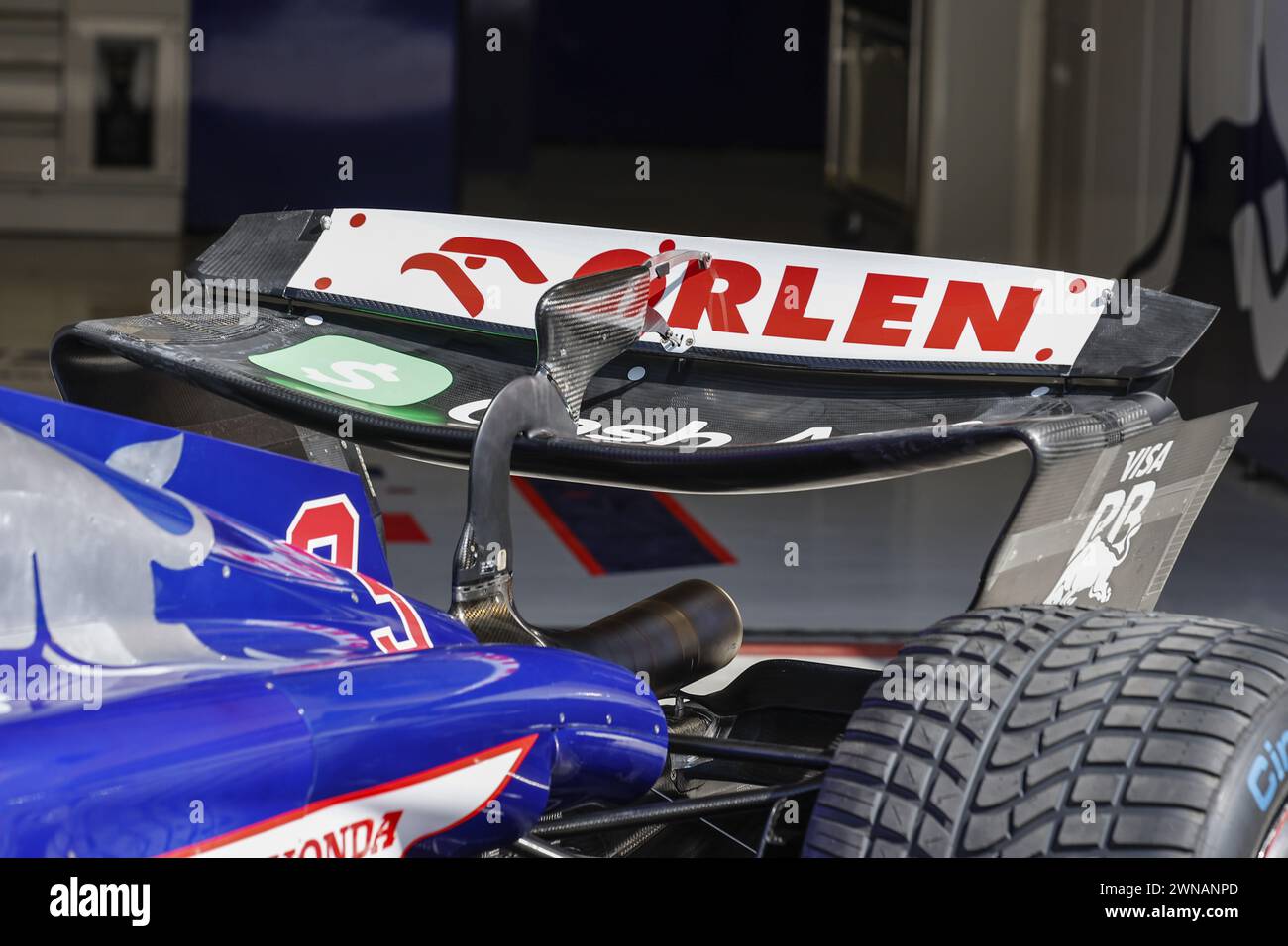 Visa Cash App RB F1 Team VCARB 01, mechanical detail rear wing ...