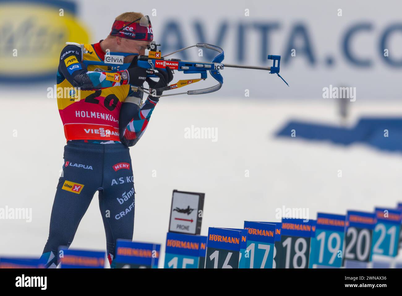 Oslo, Norway 01 March 2024, Johannes Thingnes Boe of Norway ...