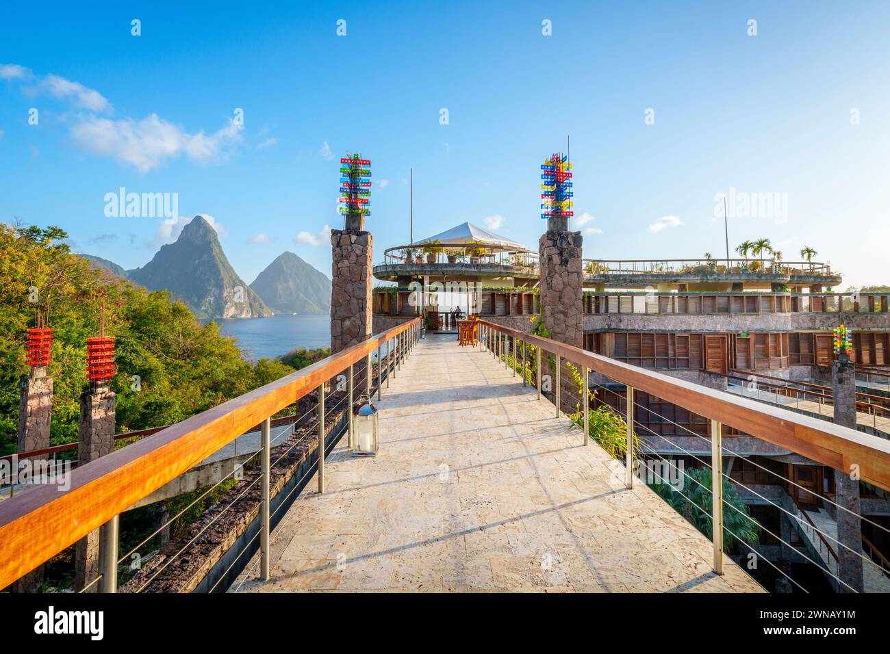 Jade mountain hotel st lucia hi-res stock photography and images - Alamy