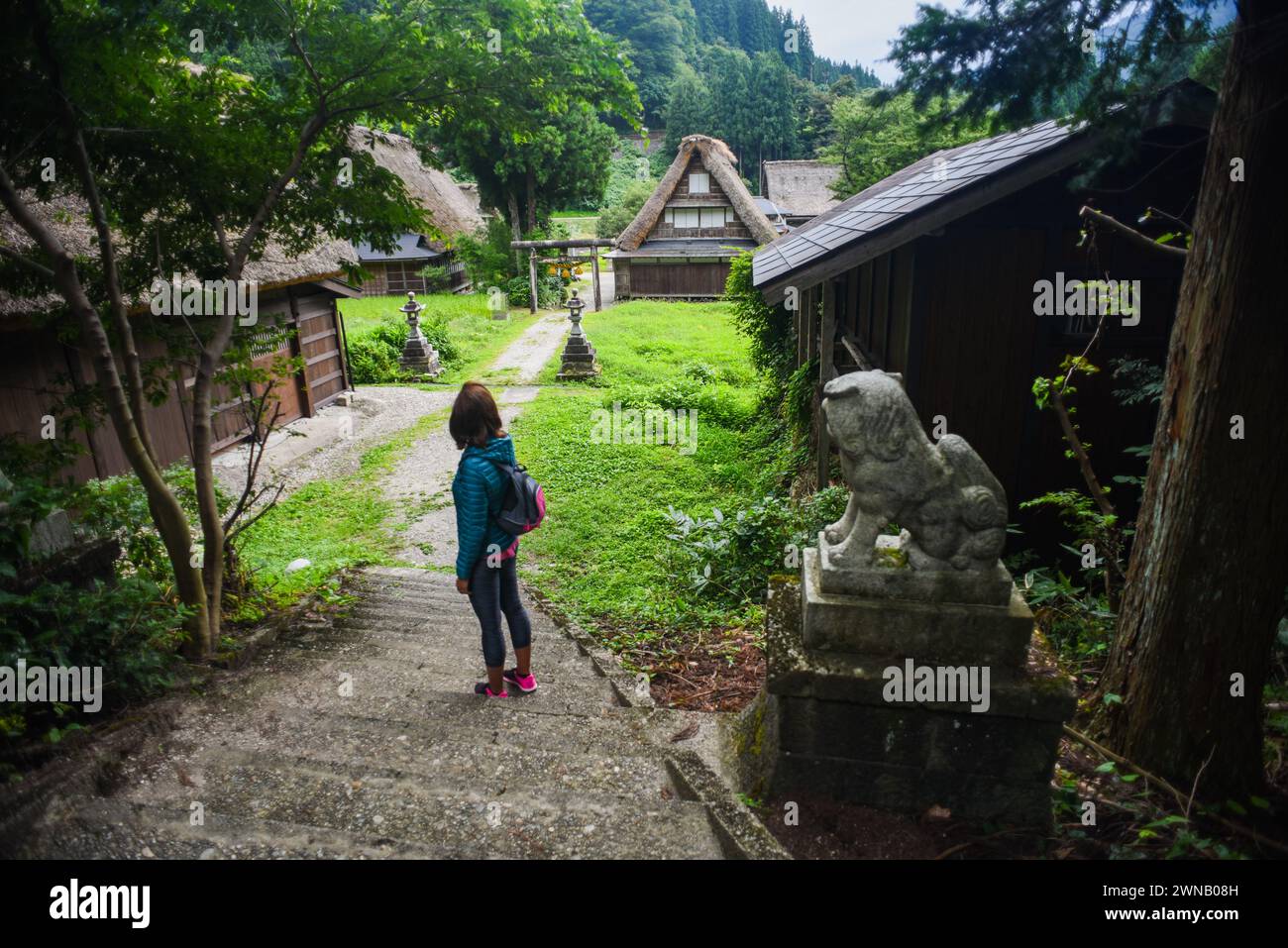 Japanese village one historical hi-res stock photography and images - Alamy