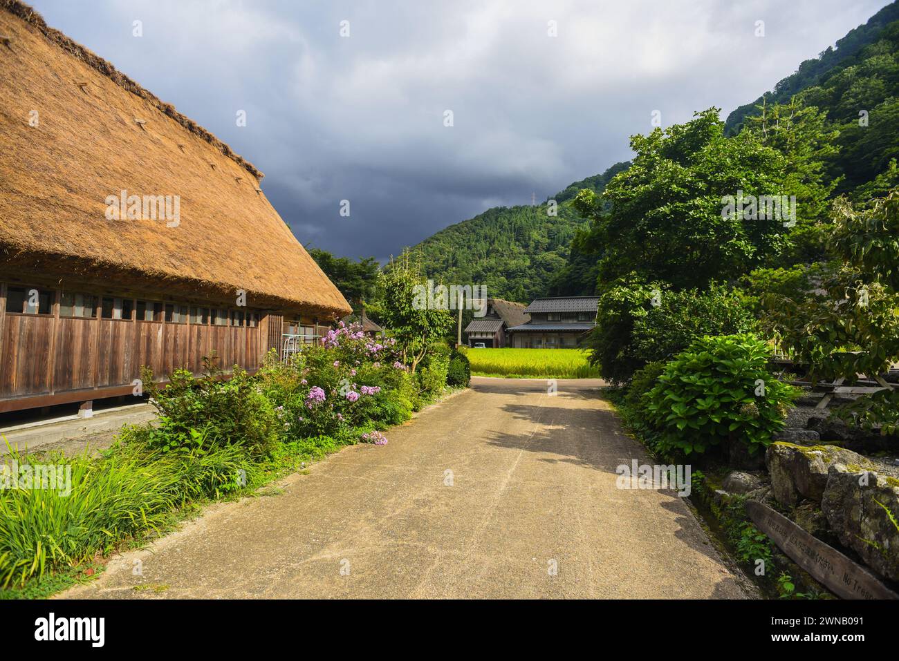 World Heritage Suganuma Gassho-zukuri Village, Japan Stock Photo