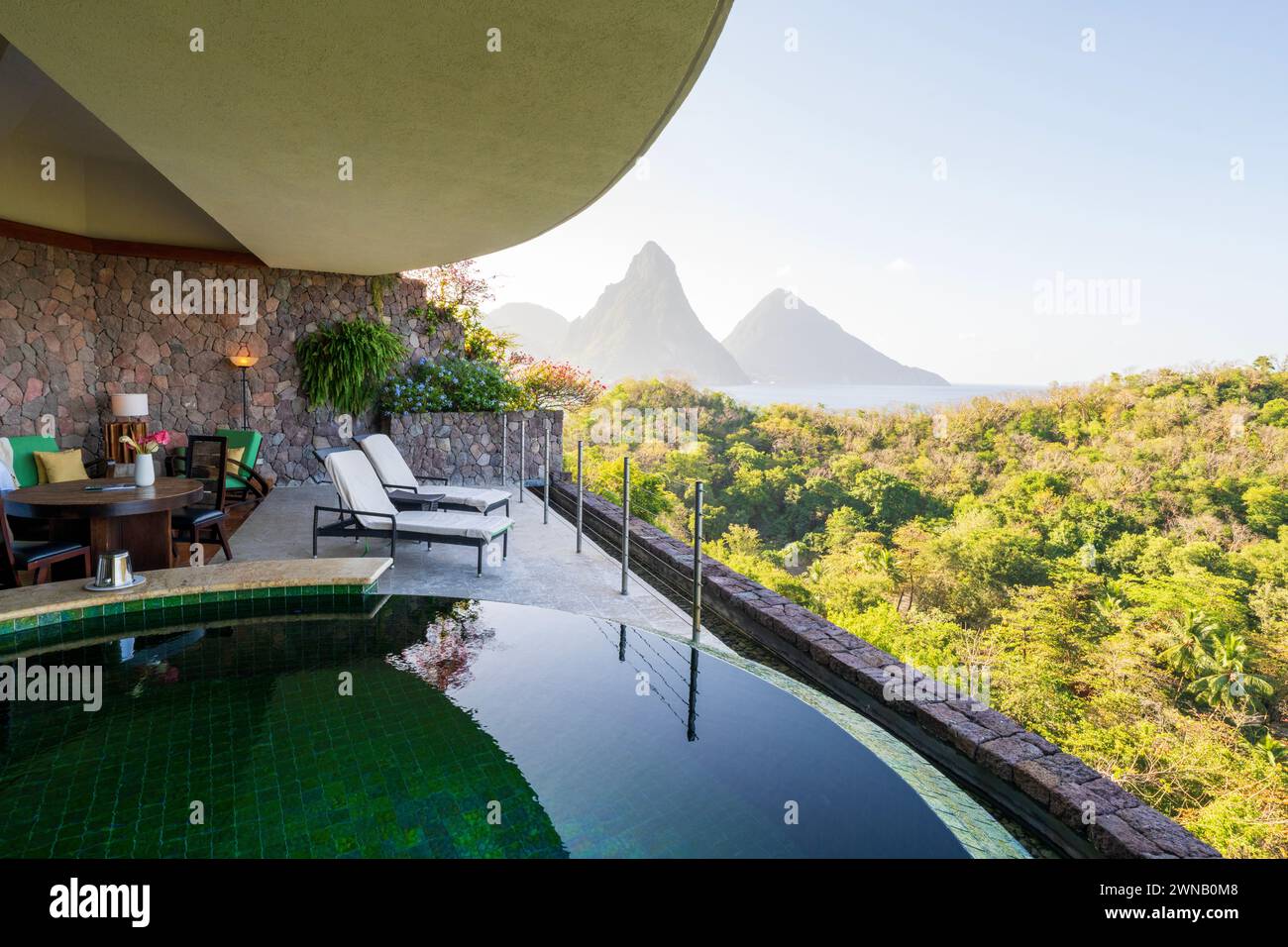 Jade Mountain Resort, with views of the Piton Mountains Five Star