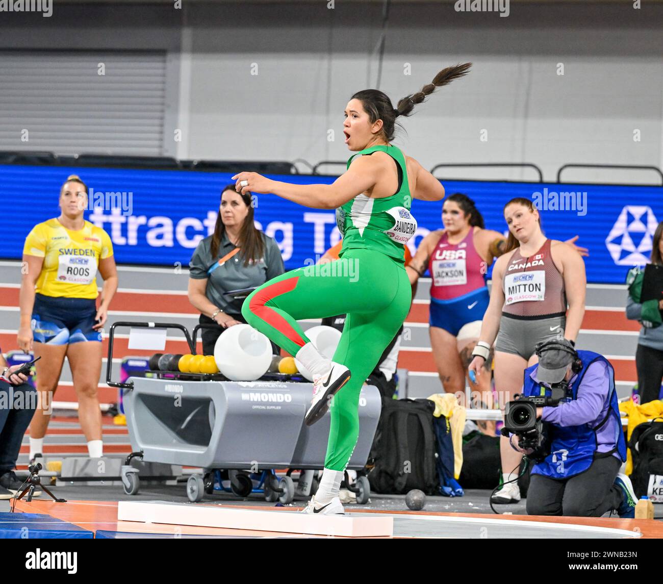 Glasgow, Scotland, UK. 01st Mar, 2024. Eliana BANDEIRA (POR) in the