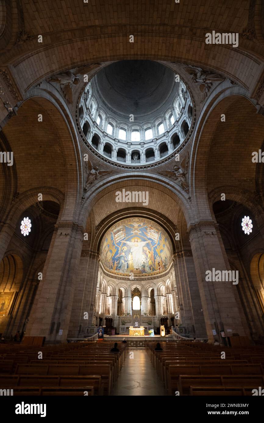 Interior of The Basilica of Sacré Coeur de Montmartre Stock Photo - Alamy