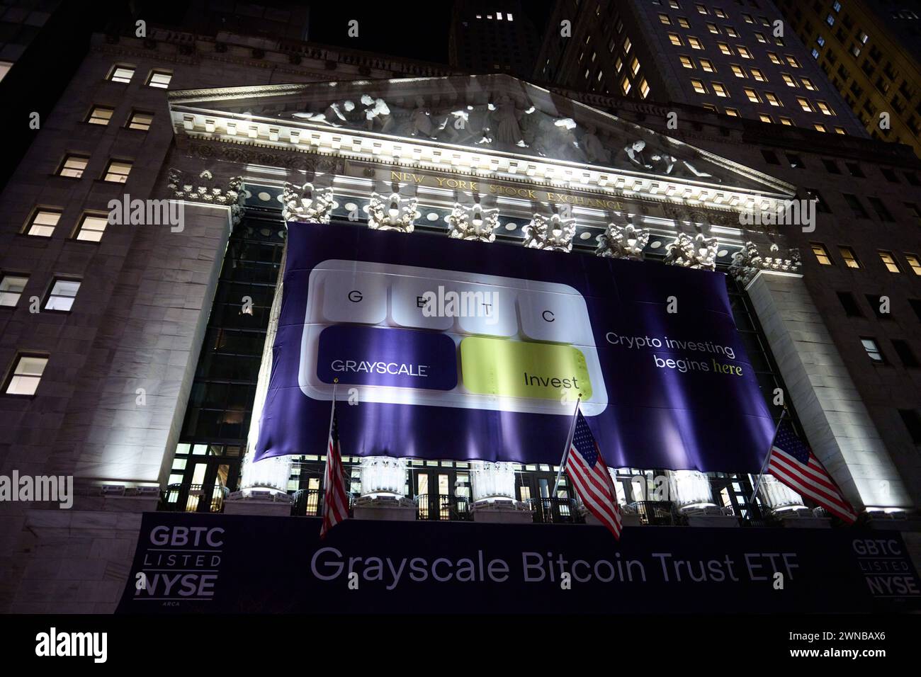 Bitcoin etf new york hi-res stock photography and images - Alamy