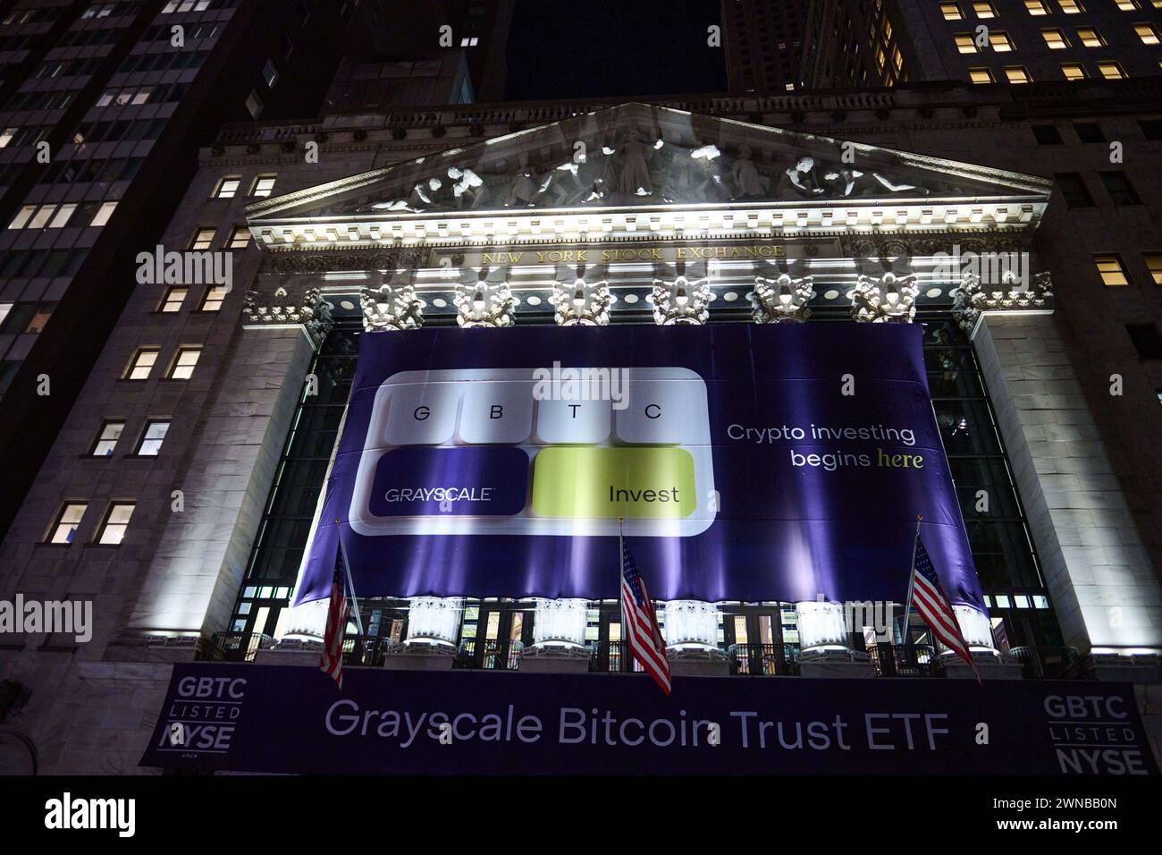 Bitcoin etf new york hi-res stock photography and images - Alamy