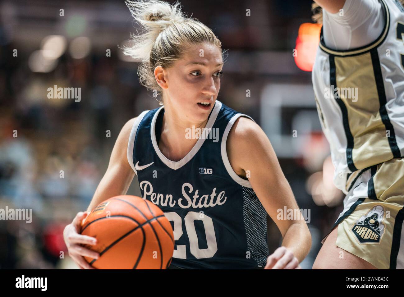 West Lafayette, Indiana, USA. 28th Feb, 2024. Penn State Nittany Lion