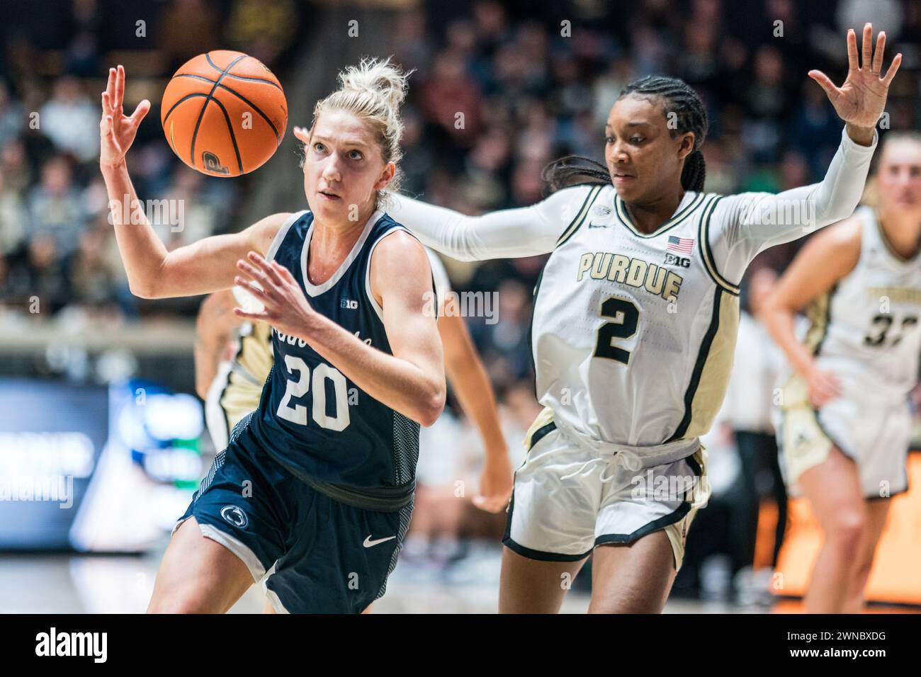 West Lafayette, Indiana, USA. 28th Feb, 2024. Penn State Nittany Lion