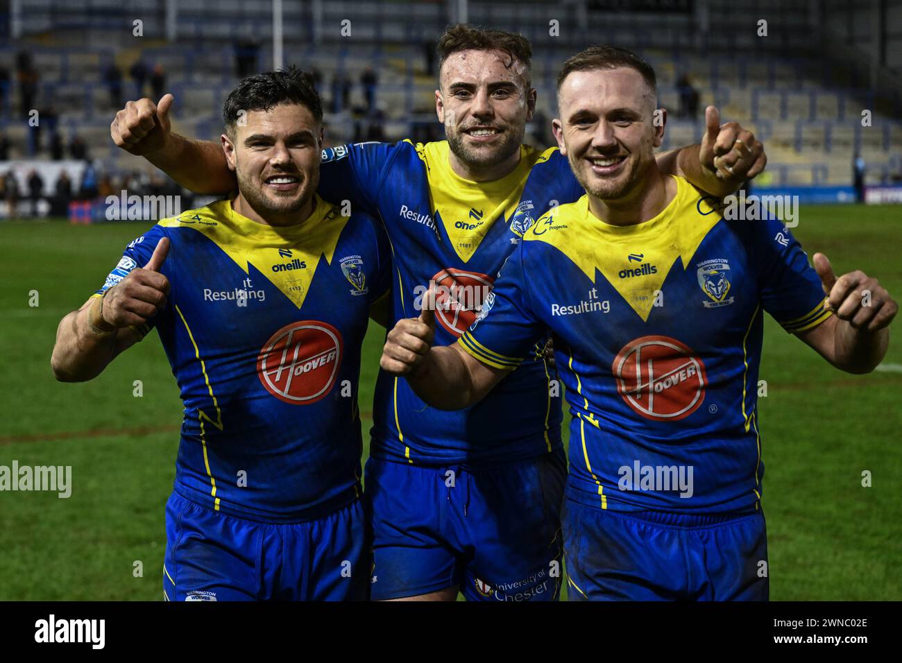Joe Philbin of Warrington Wolves, James Harrison of Warrington Wolves ...