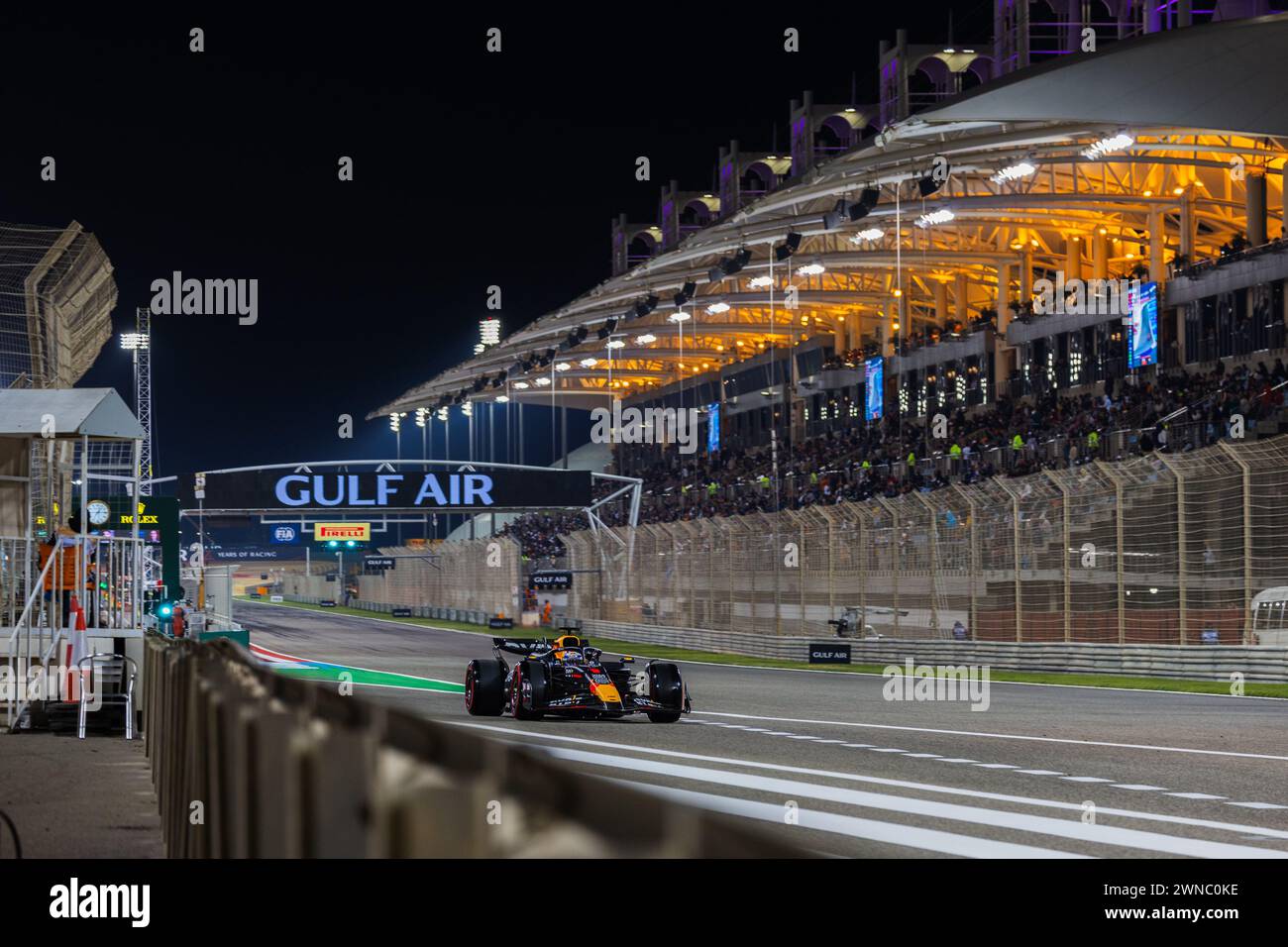 MANAMA, BAHRAIN, Bahrain International Circuit, 1.March.2024 Max Verstappen of the Netherlands