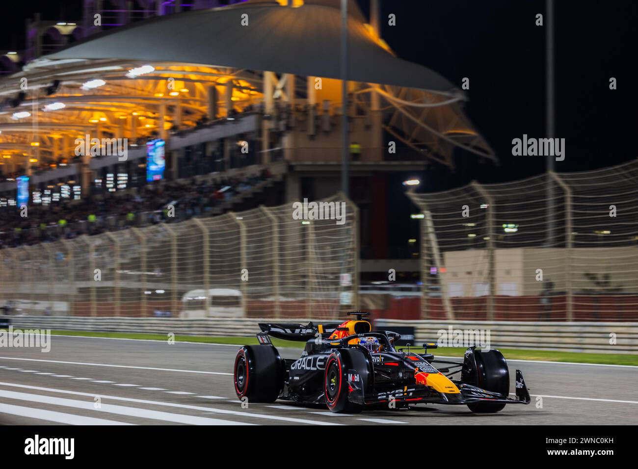 MANAMA, BAHRAIN, Bahrain International Circuit, 1.March.2024 Max Verstappen of the Netherlands