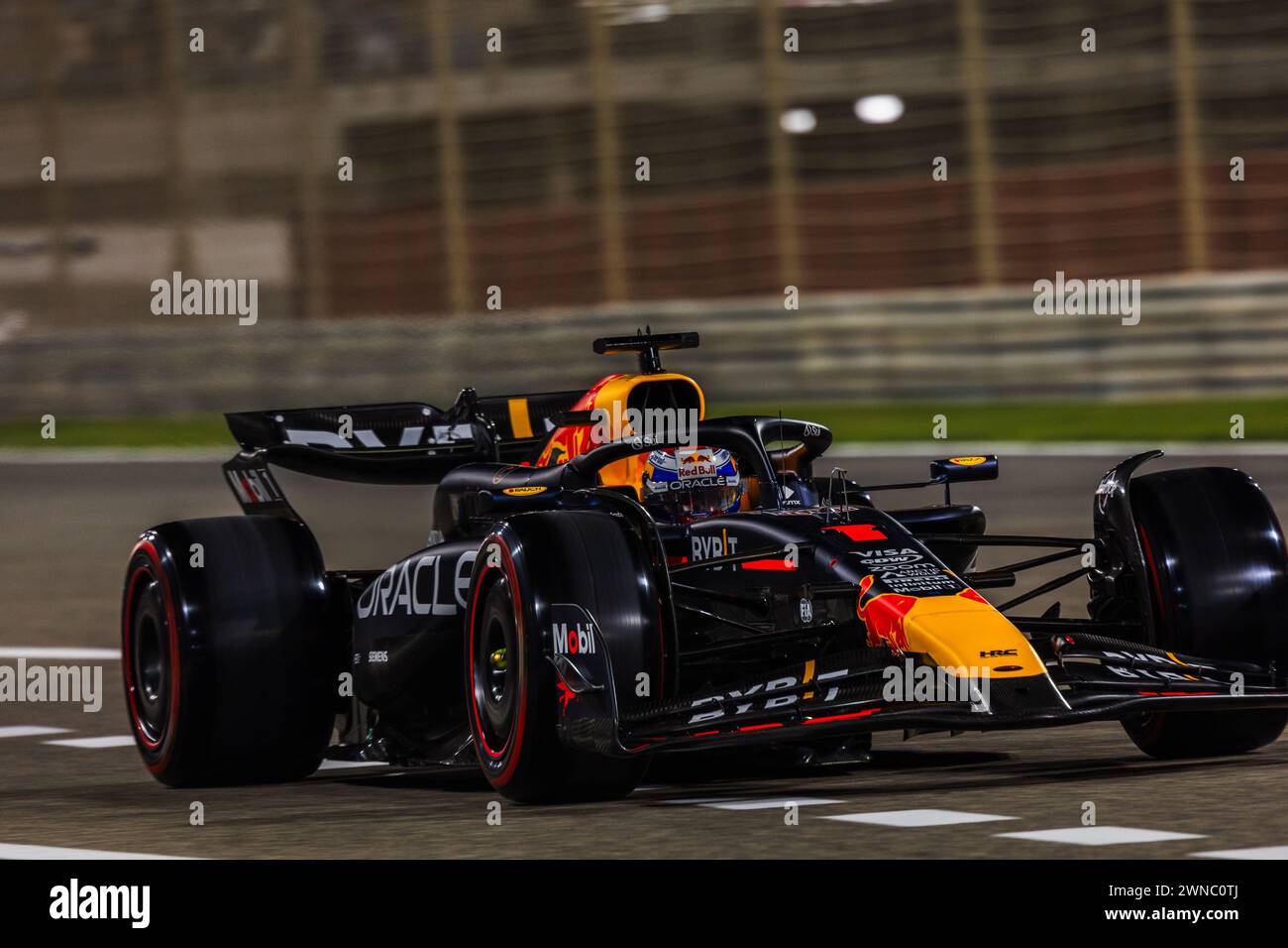 MANAMA, BAHRAIN, Bahrain International Circuit, 1.March.2024 Max Verstappen of the Netherlands