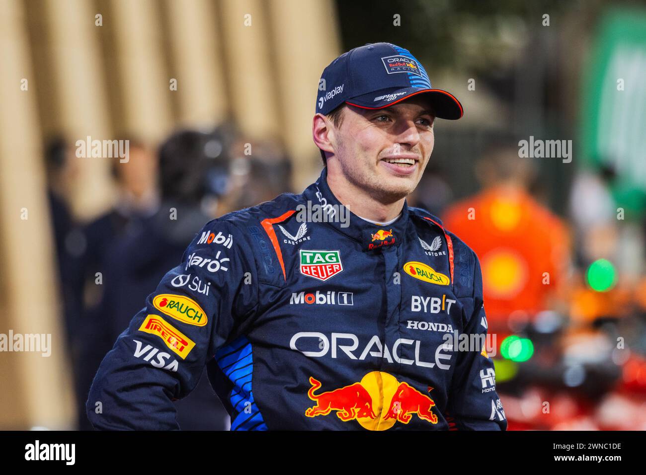 MANAMA, BAHRAIN, Bahrain International Circuit, 1.March.2024 Max Verstappen of the Netherlands
