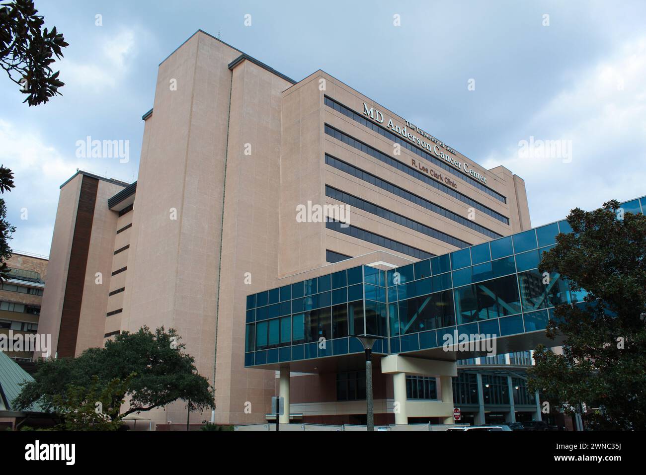 MD Anderson Cancer Center, R. Lee Clark Clinic Stock Photo