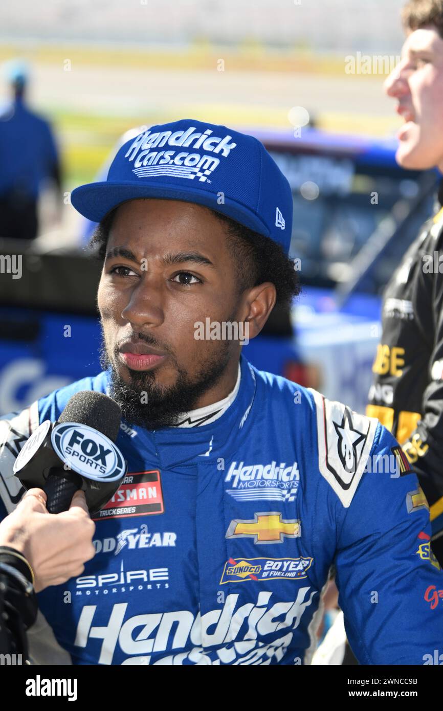 LAS VEGAS, NV - MARCH 01: Rajah Caruth (#71 Spire Motorsports ...