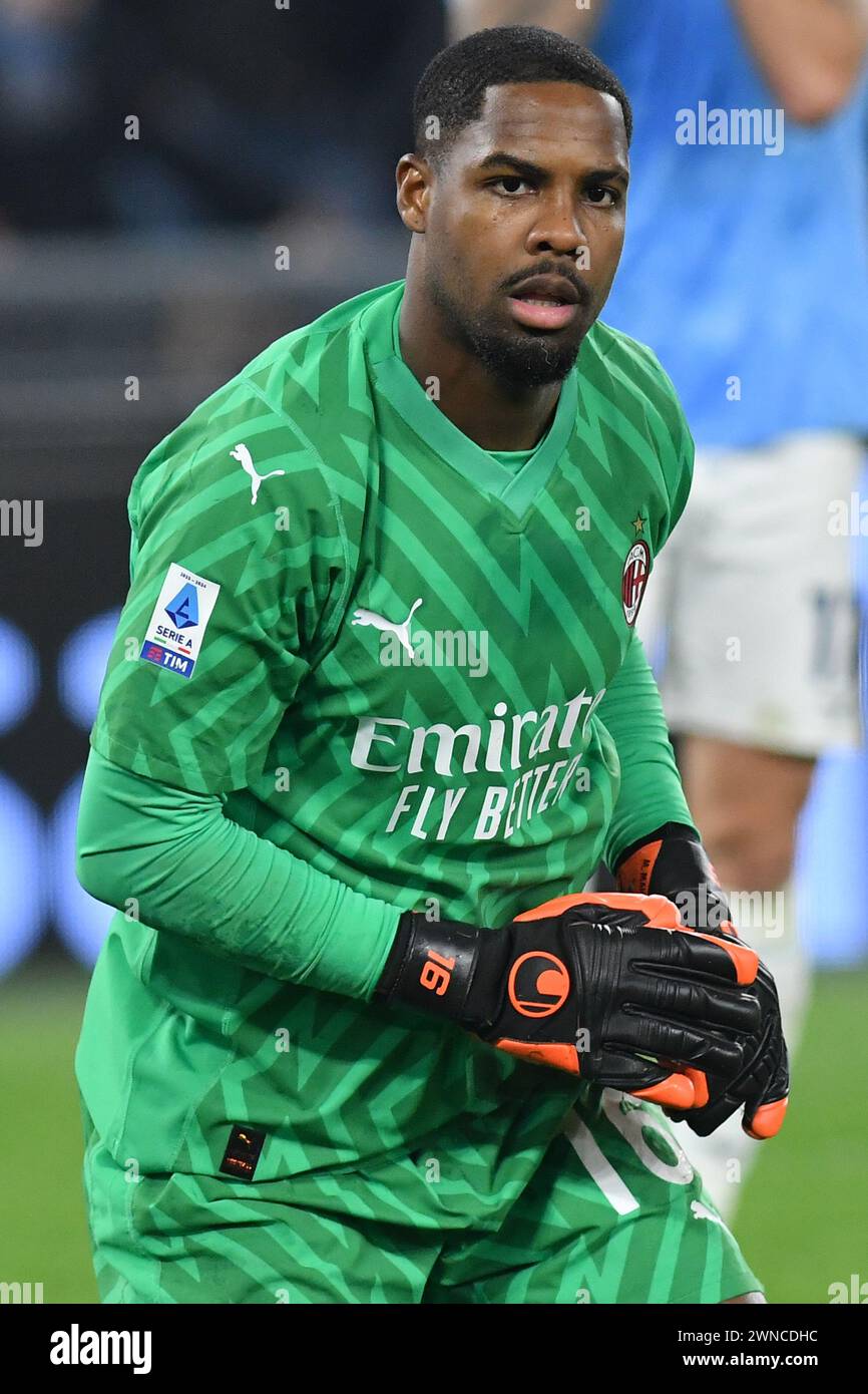 Rome, Lazio. 01st Mar, 2024. Mike Maignan of AC Milan during the Serie ...