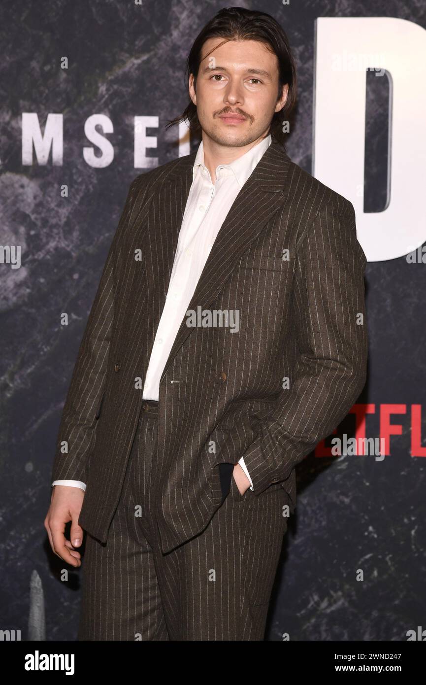 New York USA 01st Mar 2024 Actor Nick Robinson Attends The Netflix New York Usa 01st Mar 2024 Actor Nick Robinson Attends The Netflixs Damsel New York Premiere Red Carpet Held At The Plaza Hotel New York Ny March 1 2024photo By Anthony Beharsipa Usa Credit Sipa Usaalamy Live News 2WND247