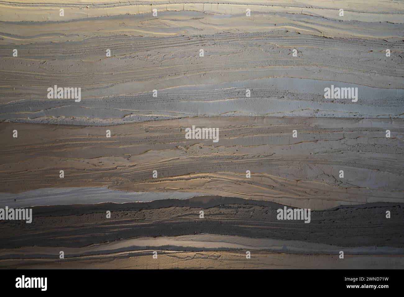 Beige and black wavy marble wall Stock Photo