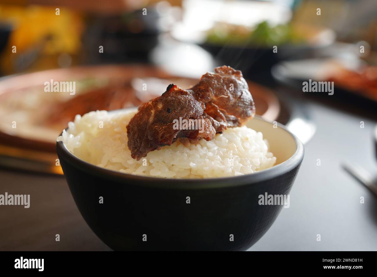 Japanese beef on rice hi-res stock photography and images - Alamy