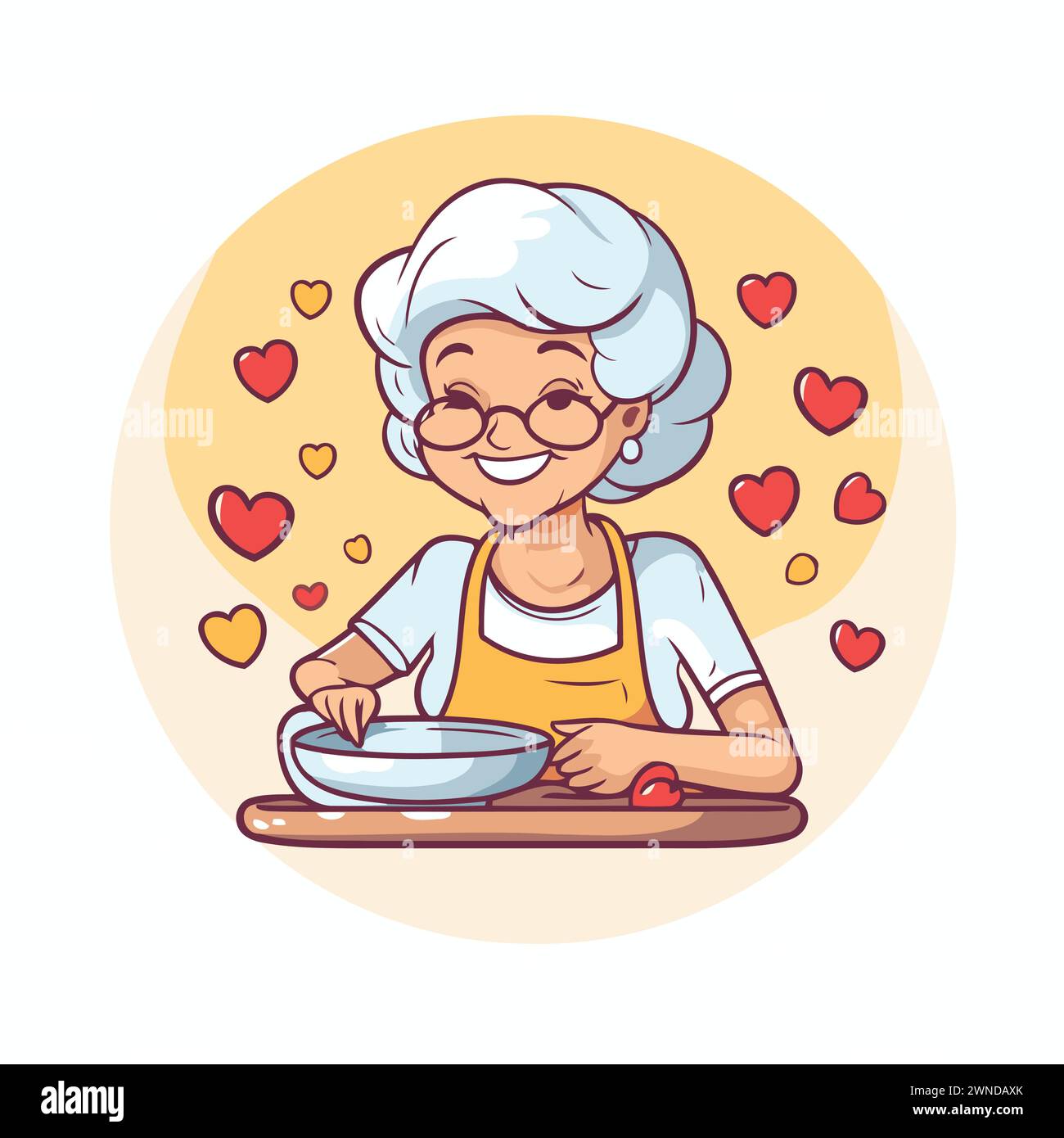 elderly-woman-cooking-in-the-kitchen-cartoon-vector-illustration-stock