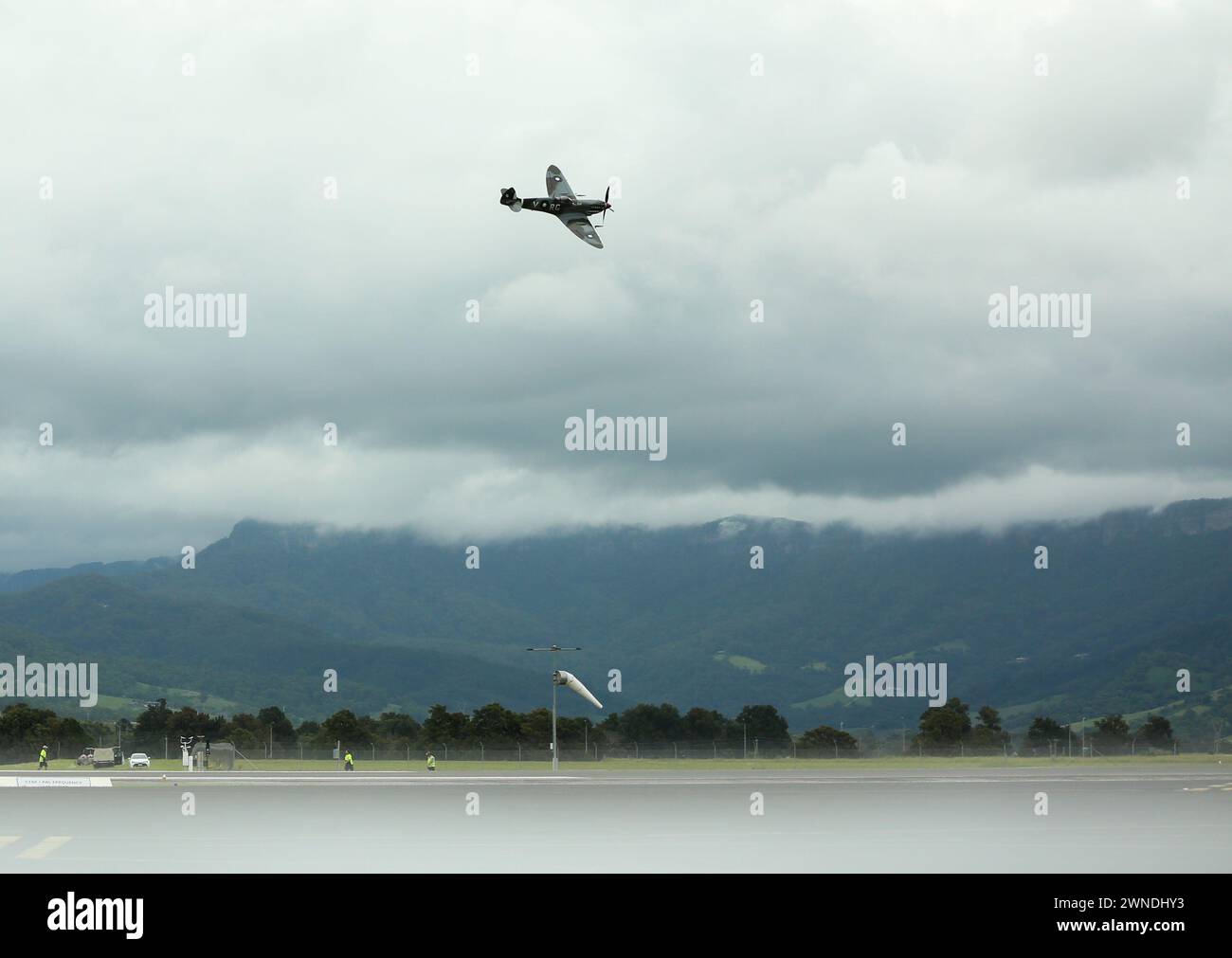 Sydney, Australia. 2nd Mar, 2025. An aircraft performs during the