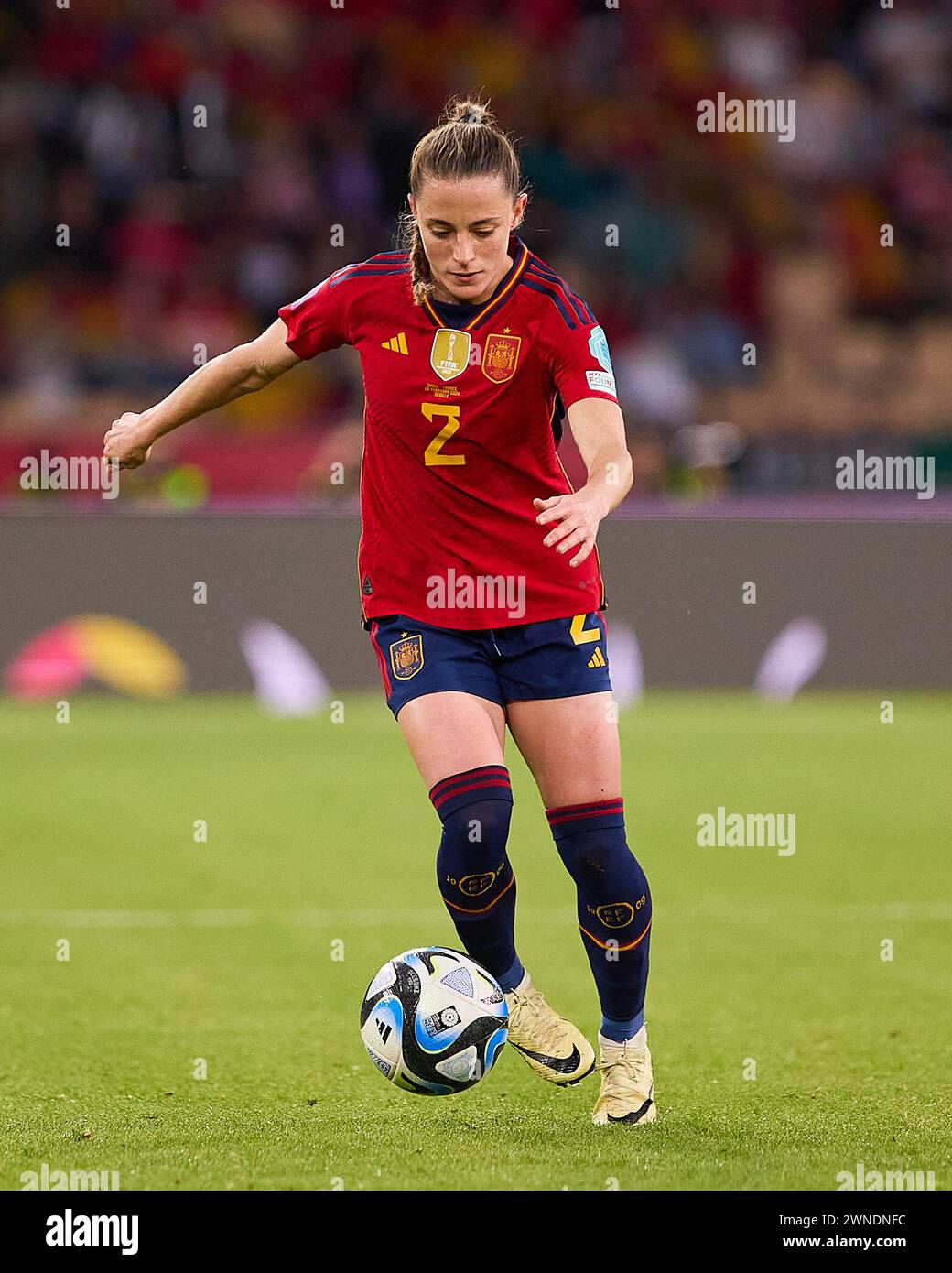 Ona Batlle of Spain during the UEFA Women's Nations League match between Spain and France, Final, played at Olympic de la Cartuja Stadium on February 28, 2024 in Sevilla, Spain. (Photo by Andres Gongora/PRESSINPHOTO) Credit: PRESSINPHOTO SPORTS AGENCY/Alamy Live News Stock Photo