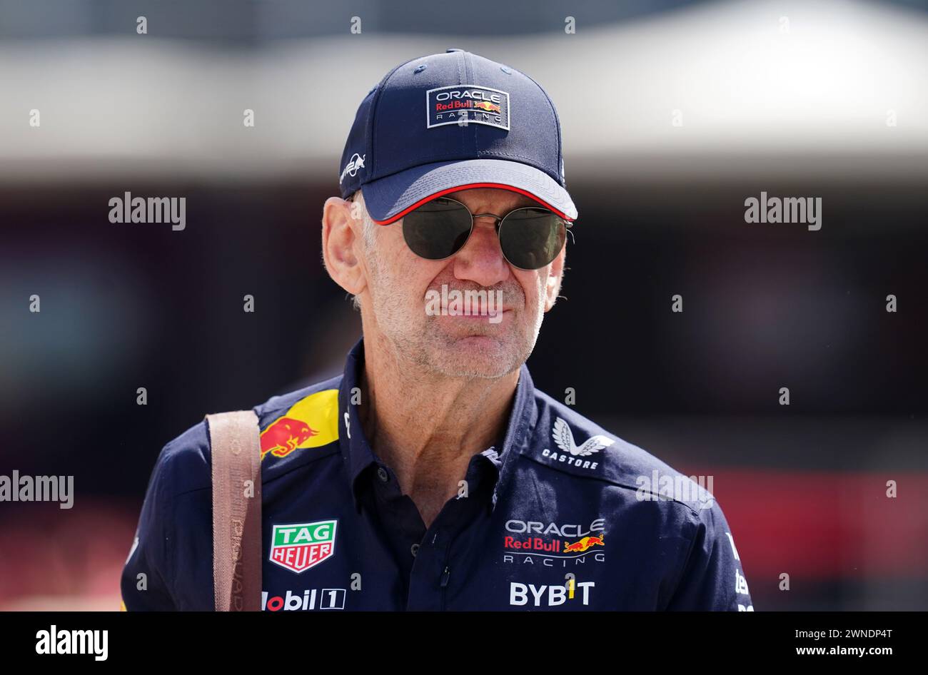 Red Bull Racing chief technical officer Adrian Newey before the Bahrain ...
