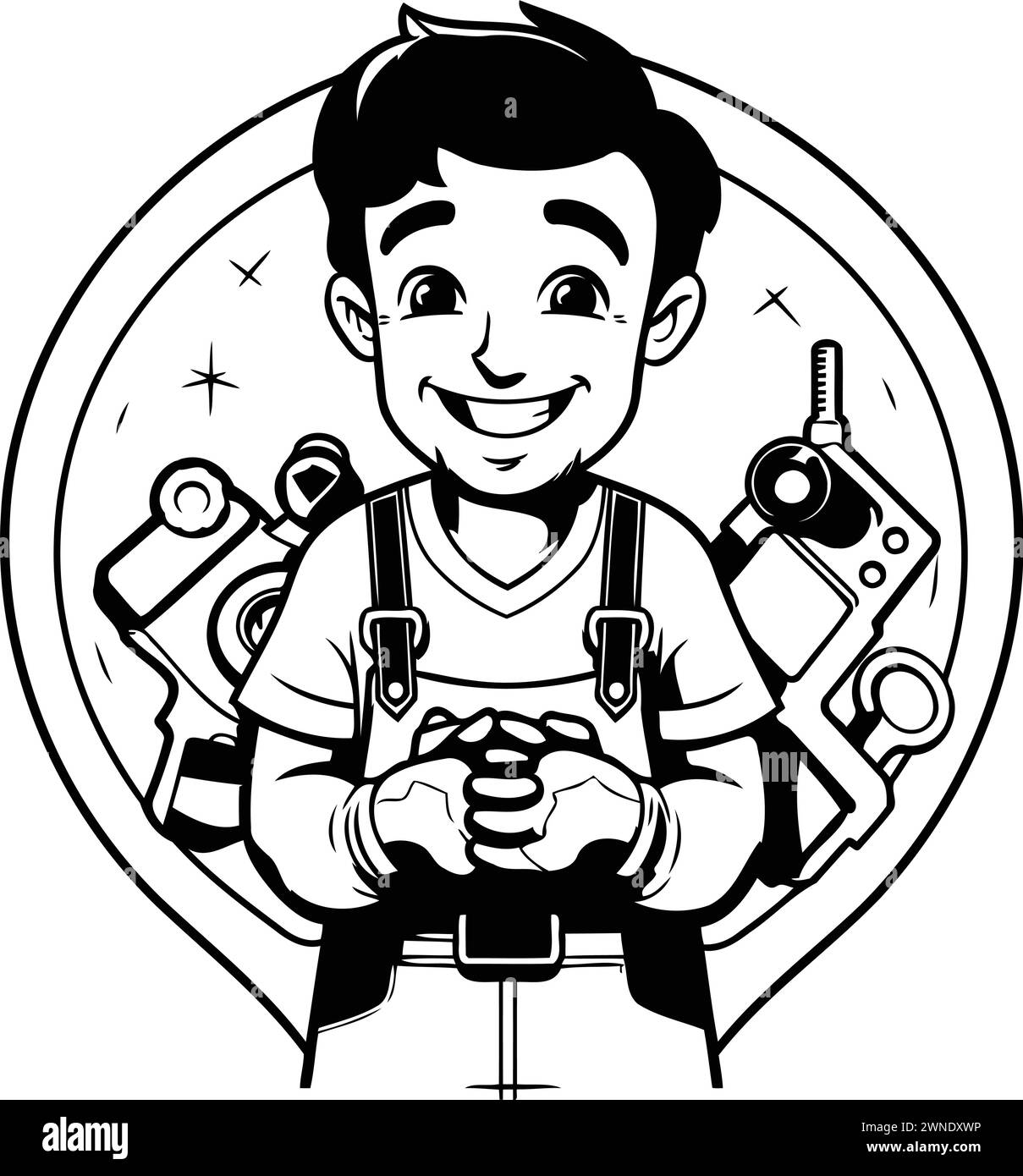 Child and video games Black and White Stock Photos & Images - Alamy