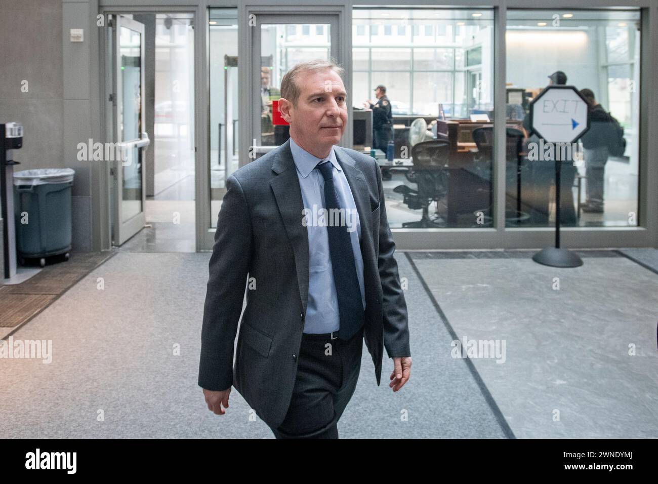 Washington, United States Of America. 30th Jan, 2024. Biden family business associate Eric Schwerin arrives to testify for the impeachment investigation into United States President Joe Biden, at the Thomas P. O'Neill Jr. House Office Building in Washington, DC, Tuesday, January 30, 2024. Credit: Rod Lamkey/CNP/Sipa USA for NY Post (RESTRICTION: NO Daily Mail. NO New York or New Jersey Newspapers or newspapers within a 75 mile radius of New York City.) Credit: Sipa USA/Alamy Live News Stock Photo