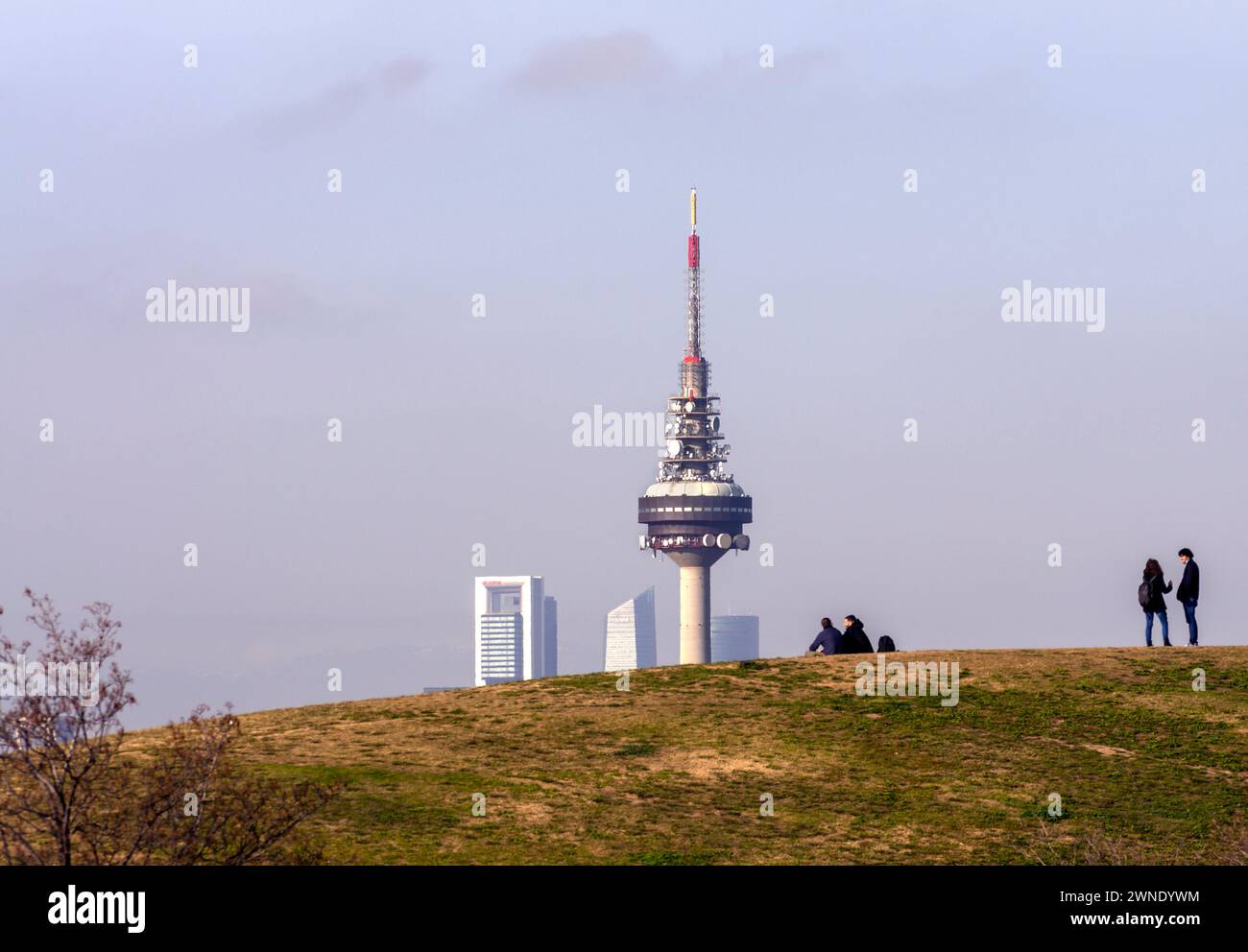 Vista de Madrid desde el Mirador Cerro del Tío Pío. Madrid. España Stock Photo