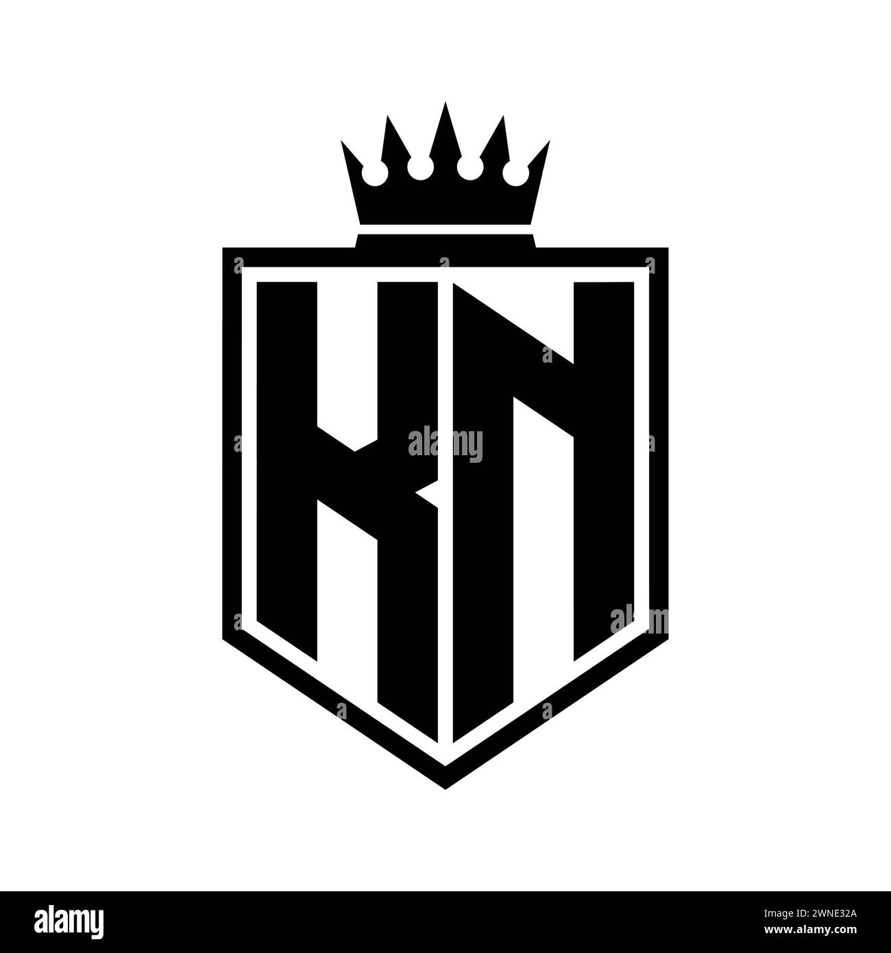 Kn brand logo Black and White Stock Photos & Images - Alamy