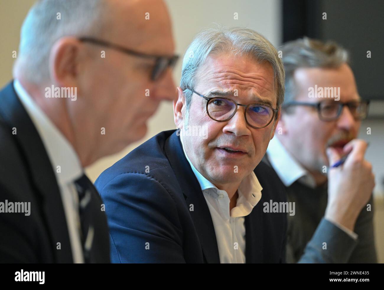 02 March 2024, Brandenburg, Frankfurt (Oder) Maier (M, SPD