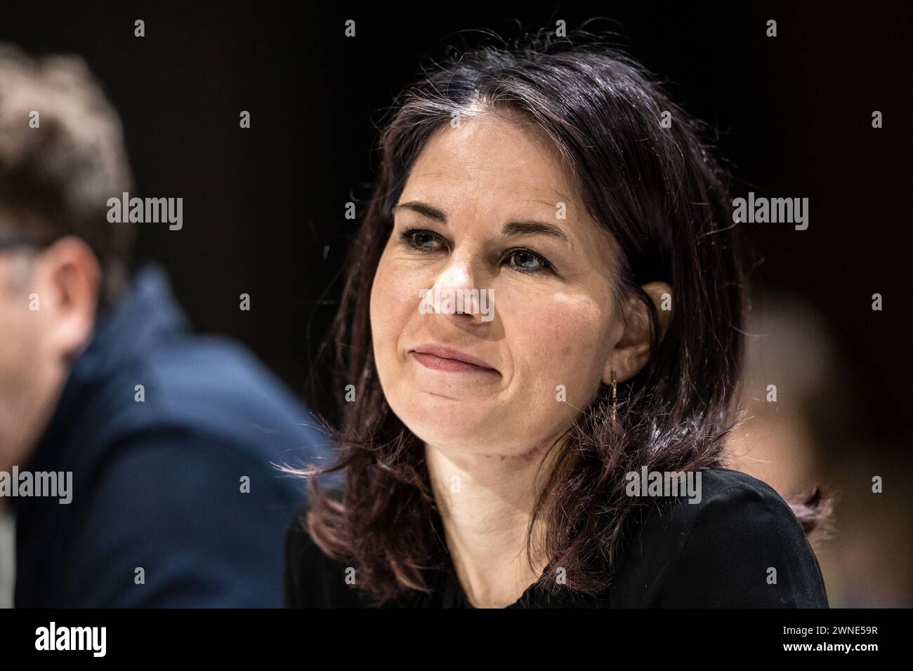 02 March 2024, Brandenburg, Cottbus: Annalena Baerbock, Federal Foreign ...