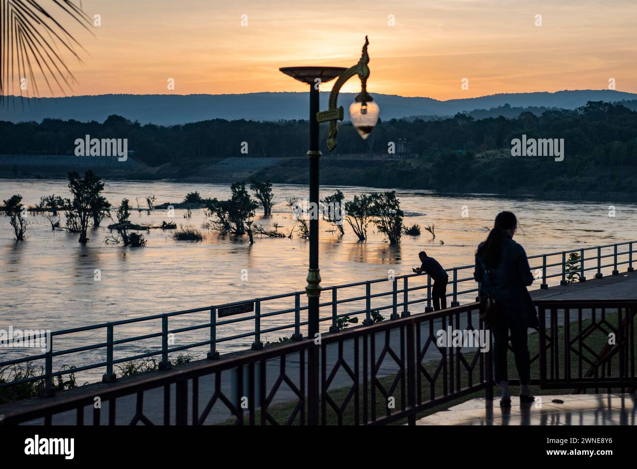 Sunrise confluence mekong river hi-res stock photography and images - Alamy