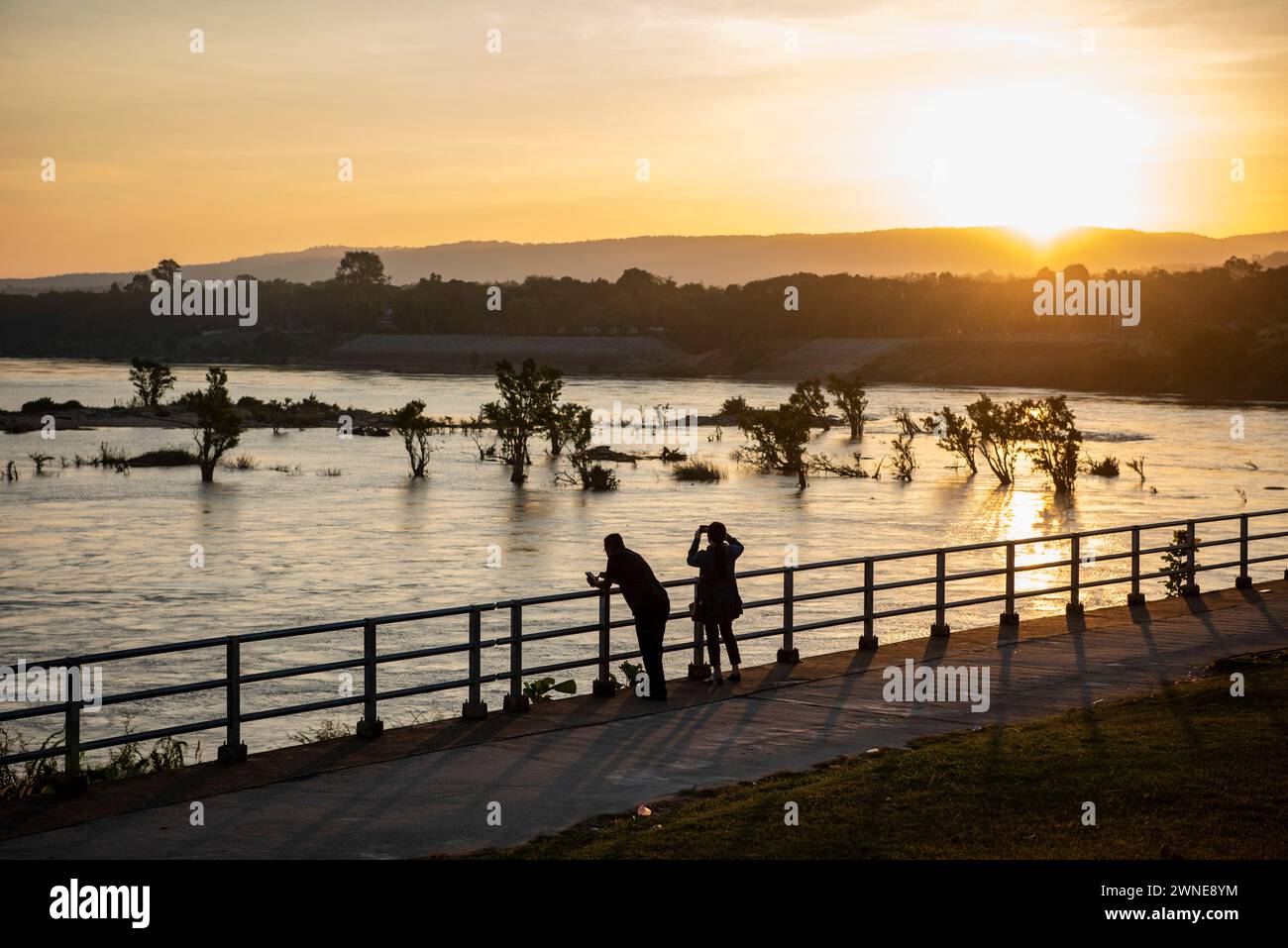 Sunrise confluence mekong river hi-res stock photography and images - Alamy