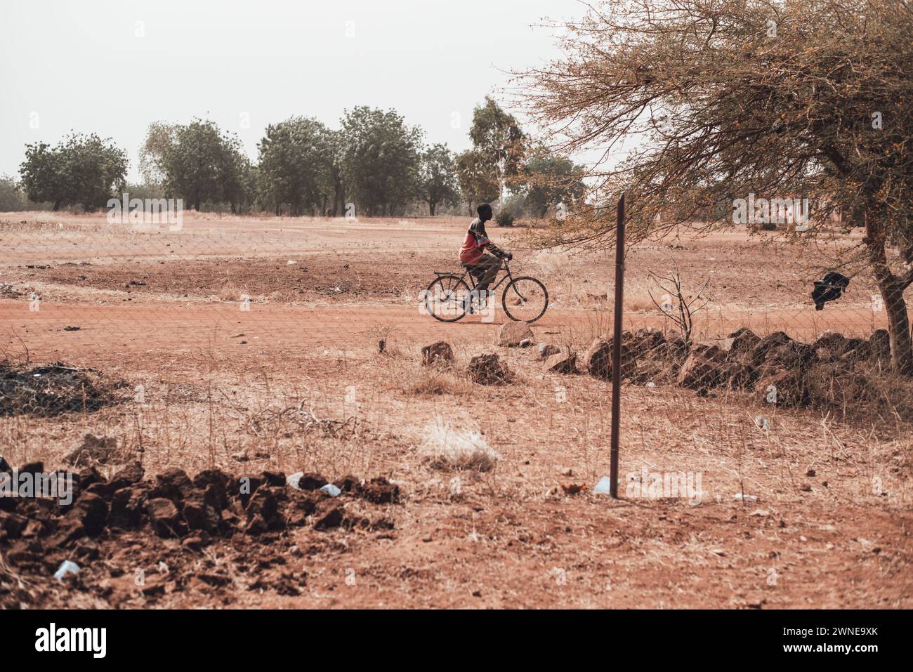 Ouagadougou, Burkina Faso. December 2017. Means of transport and mobility in the sub-Saharan country Stock Photo