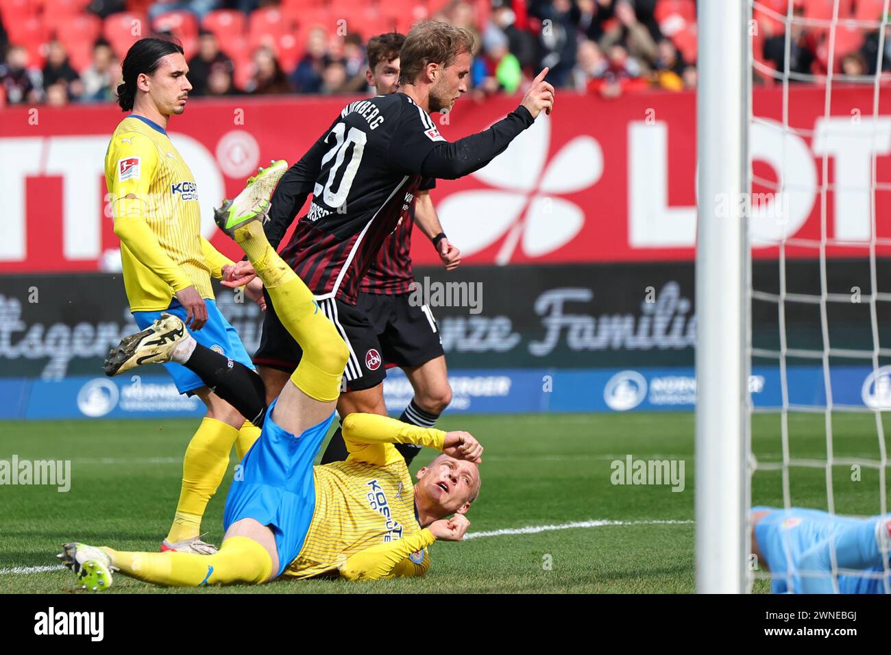 Nuremberg, Germany. 02nd Mar, 2024. Soccer: Bundesliga 2, 1. FC ...
