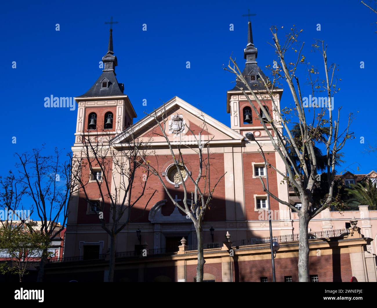 Real basílica de Nuestra Señora de Atocha. Madrid. España Stock Photo