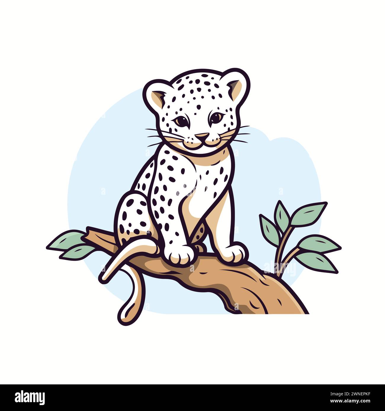 Cute leopard hi-res stock photography and images - Alamy