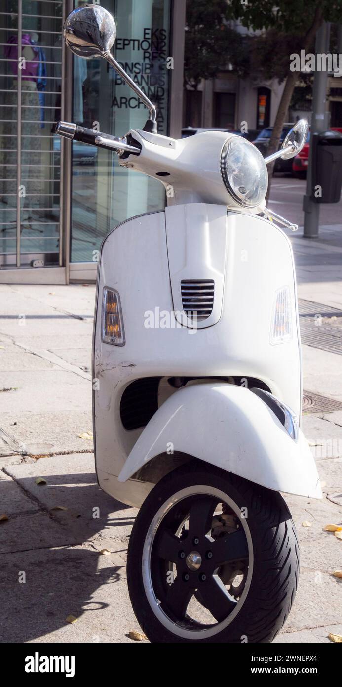 Motocicleta. Madrid. España Stock Photo