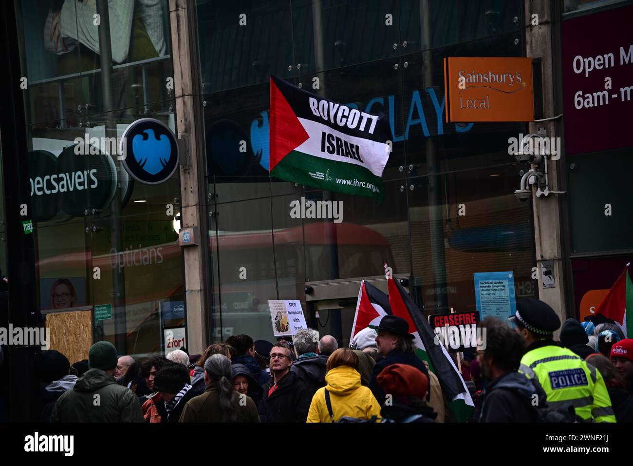 London, UK. 2nd March 2024: The Day of Action for Palestine is taking ...